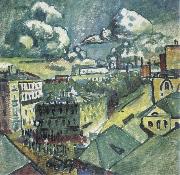 Vasily Kandinsky Moscow,Zubovsky Square oil